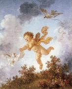 Jean-Honore Fragonard Pursuing a dove USA oil painting artist